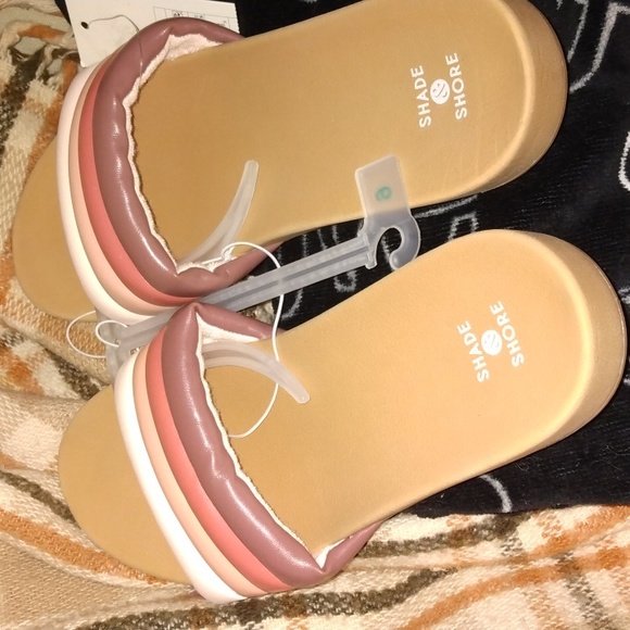 Shade and Shore women's multicolored sandals Sz 9 new - Picture 4 of 17